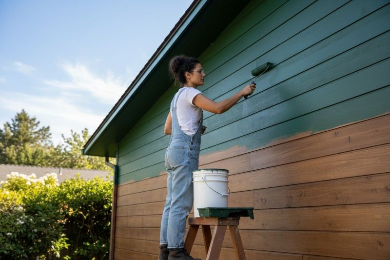 Exterior Staircase Painting in Longmont, CO