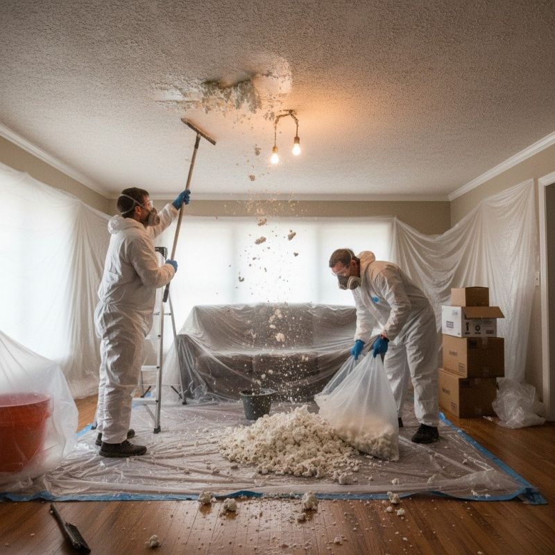 Swirled Ceiling Removal in Waco, TX